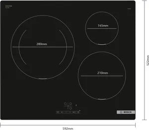 Bosch Series 4 60cm Induction Cooktop PUJ611BB5E