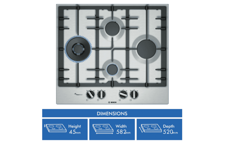 Bosch Series 6 60cm Gas Cooktop PCI6A5B90A