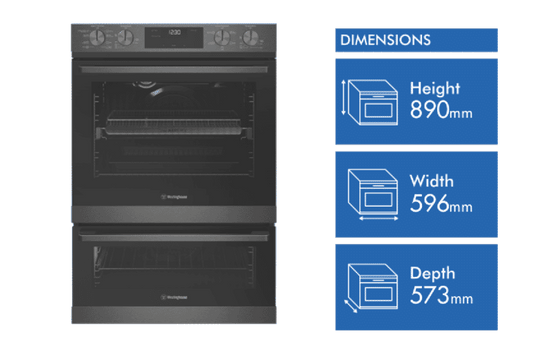 Westinghouse 60cm Double Oven WVE6526DD