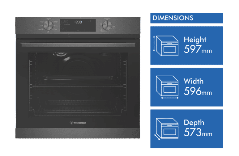 Westinghouse 60cm Electric Oven Dark Stainless WVE6515DD