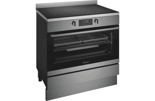 Westinghouse 90cm Induction Freestanding Cooker Dark Stainless WFE9756DD
