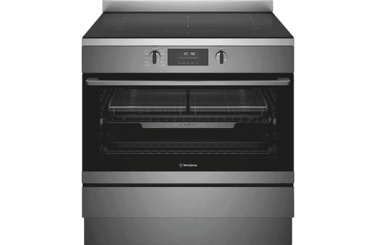Westinghouse 90cm Induction Freestanding Cooker Dark Stainless WFE9756DD
