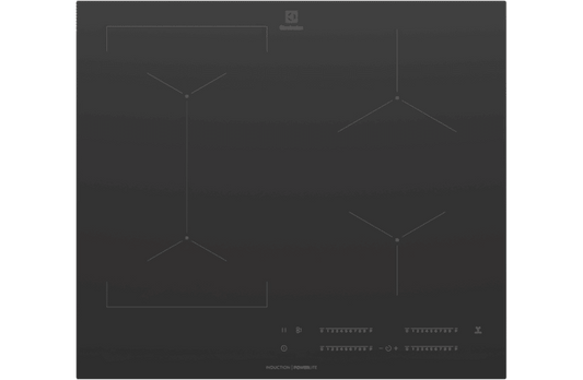 Electrolux 60cm 4 Zone PowerLite Induction Cooktop EHI644BF