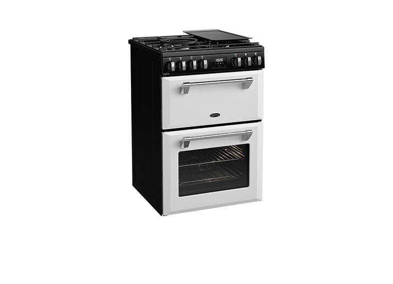 Belling Mini Richmond 60cm Dual Fuel Cooker White BMR60DODFW