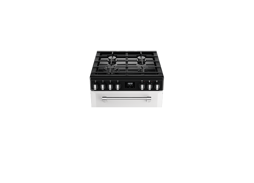 Belling Mini Richmond 60cm Dual Fuel Cooker White BMR60DODFW
