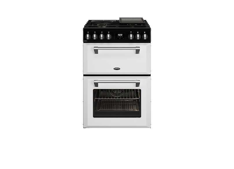 Belling Mini Richmond 60cm Dual Fuel Cooker White BMR60DODFW
