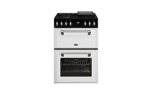 Belling Mini Richmond 60cm Dual Fuel Cooker White BMR60DODFW