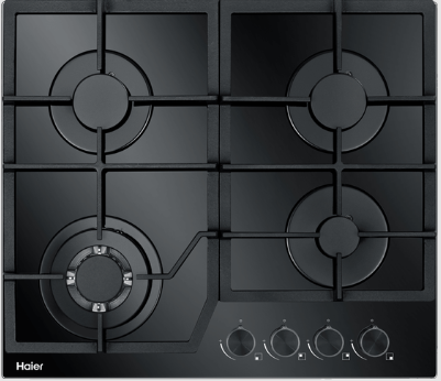 Haier 60cm 500 Series Gas on Glass Cooktop HCG604WFCG3