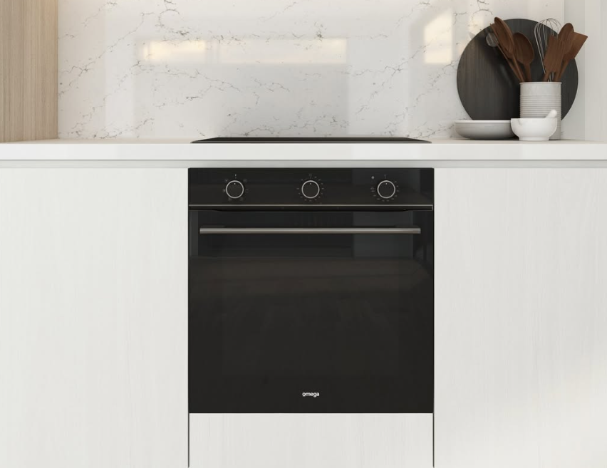 Kitchen Black Out Package - Omega 60cm Oven & Gas Cooktop With Professional Installation