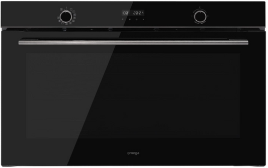 Omega 90cm 11 Function Electric Oven with Airfry - Midnight OBO9011AM