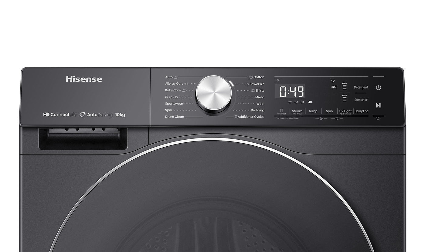 Hisense Front Load Washer 10kg – Series 7 HWFS1015AB