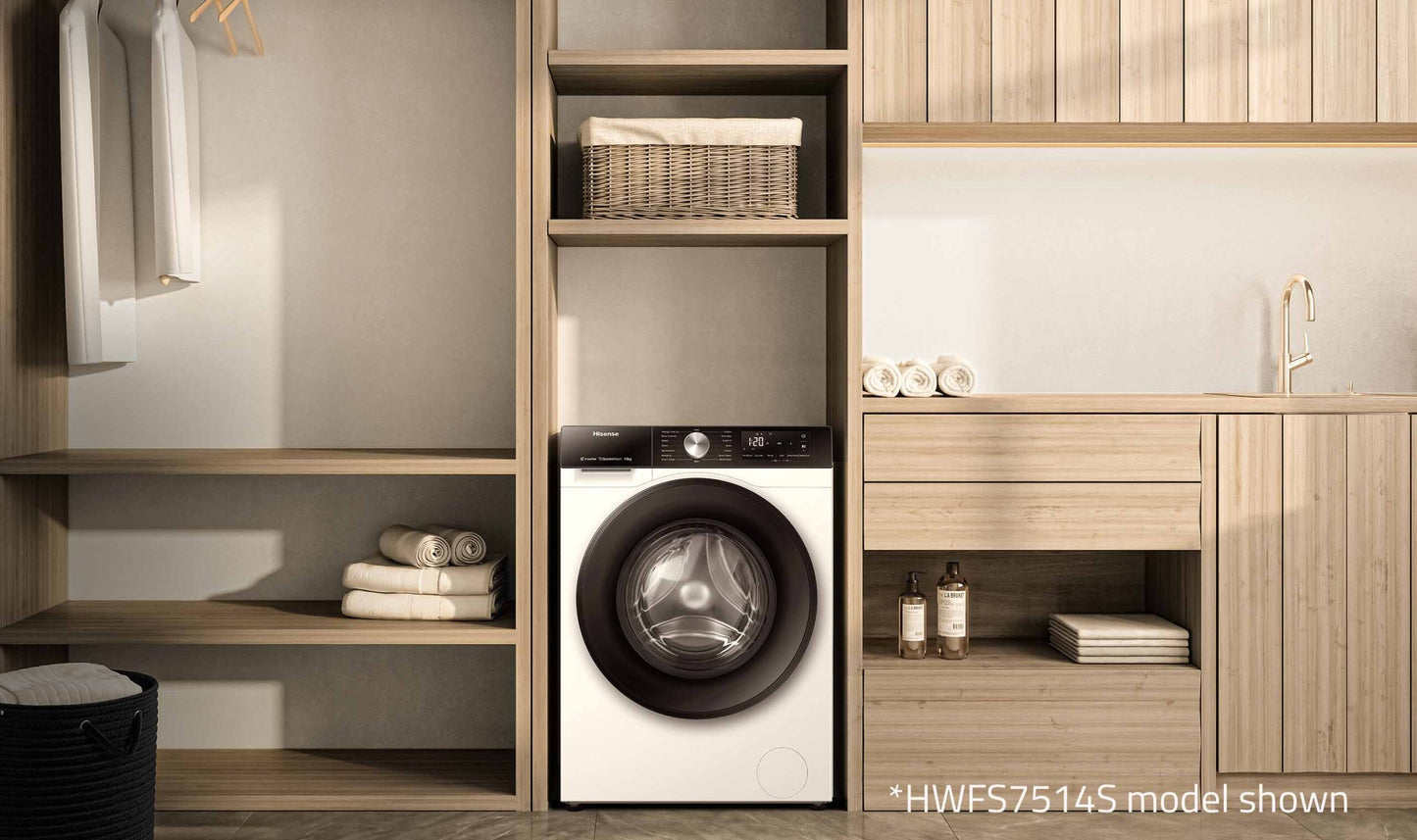 Hisense Front Load Washer 7.5kg – Series 3 HWFS7514S
