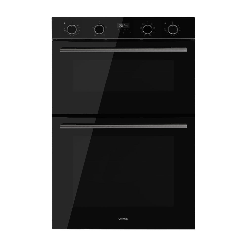 Omega 60cm 12 Function Double Oven - Midnight ODO6012M