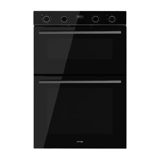 Omega 60cm 12 Function Double Oven - Midnight ODO6012M