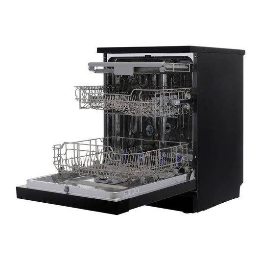 Omega Freestanding Dishwasher Black Stainless Steel ODWF6014BX