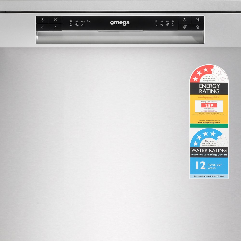 Omega Freestanding Dishwasher Stainless Steel ODWF6014X