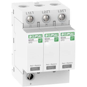 Clipsal Surge Protector SPD, 3P, 40kA | MX9SP340