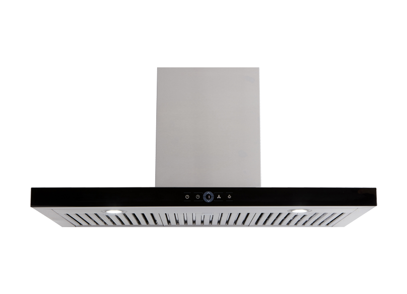 Technika 90cm Black Canopy Rangehood TCR90BK