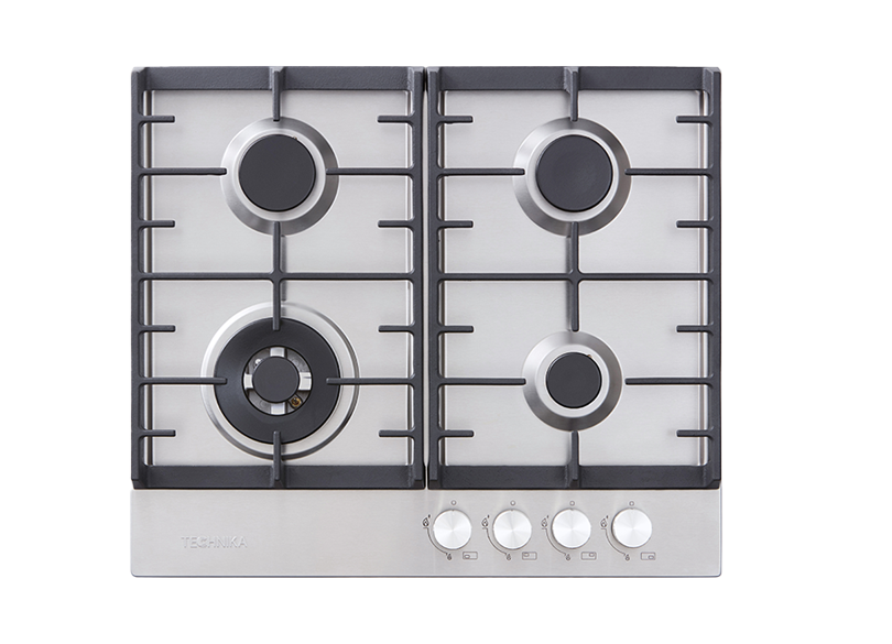 Technika 60cm Stainless Steel Gas Cooktop TGC6GX