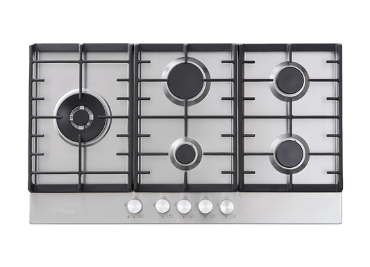 Technika 90cm Stainless Steel Gas Cooktop TGC9GLX