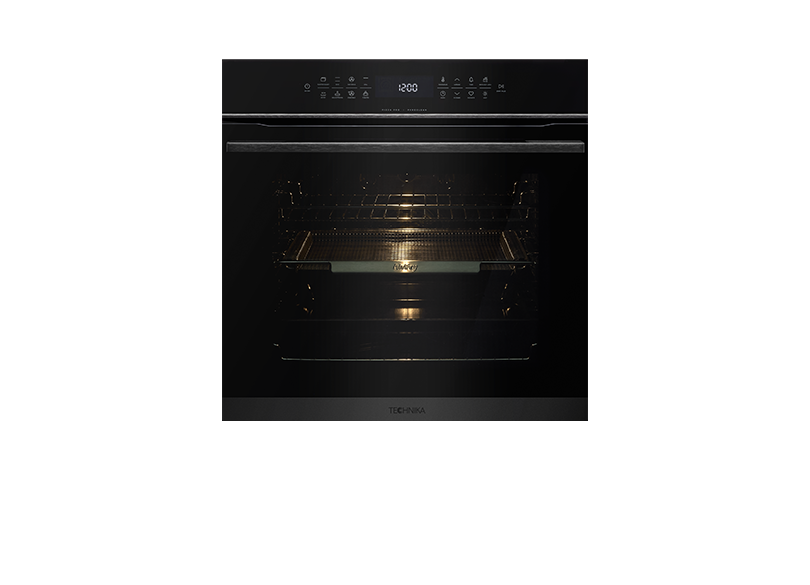 Technika 60cm 17 Function Pyrolytic Built-in Oven with Steam Bake, Air Fry & Pizza Pro TPO6017APB