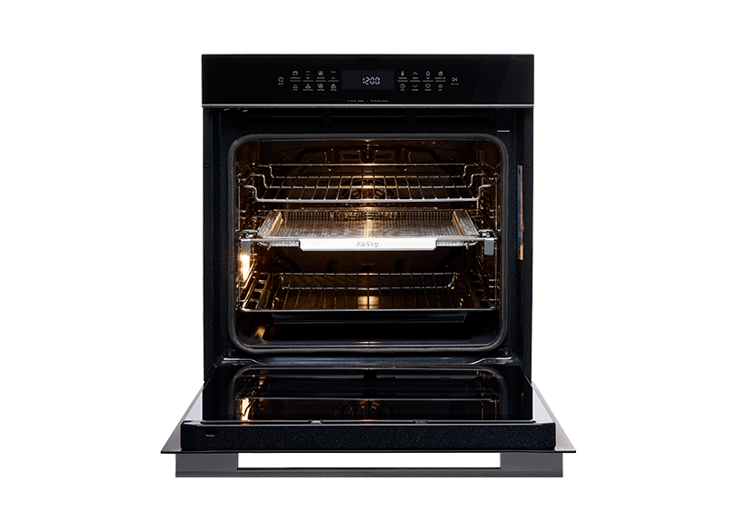 Technika 60cm 17 Function Pyrolytic Built-in Oven with Steam Bake, Air Fry & Pizza Pro TPO6017APB