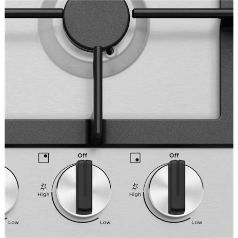 Westinghouse 60cm Gas Cooktop - Stainless Steel WHG644SC