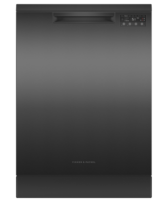 Fisher & Paykel Freestanding Dishwasher Black Stainless Steel