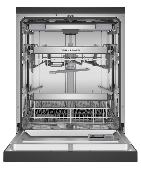 Fisher & Paykel Freestanding Dishwasher Black Stainless Steel