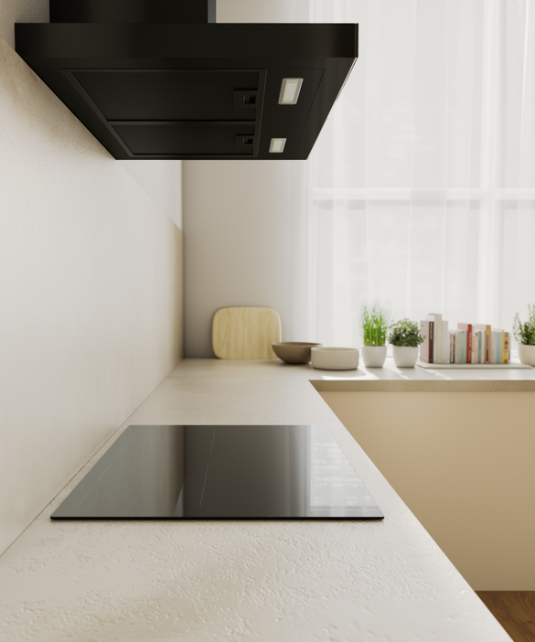 Haier 60cm 600 Series Box Chimney Canopy Rangehood HC60BMB2