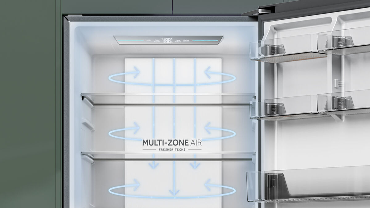 Haier 433L 500 Series Refrigerator Bottom Freezer HRF420BS