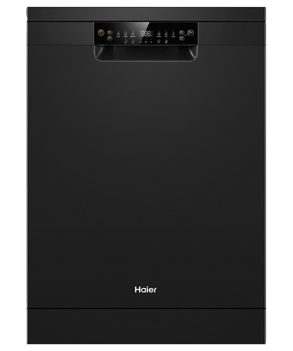 Haier Freestanding Dishwasher - Black HDW15F2B1