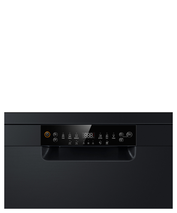Haier Freestanding Dishwasher - Black HDW15F2B1