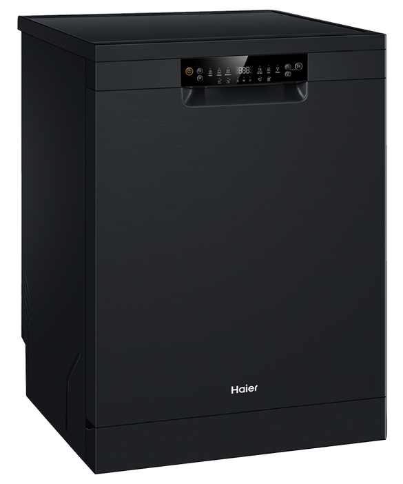 Haier Freestanding Dishwasher - Black HDW15F2B1