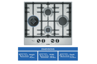 Bosch Series 6 60cm Gas Cooktop PCI6A5B90A
