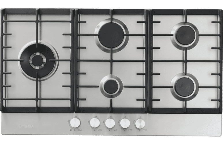 Technika 90cm Stainless Steel Gas Cooktop TGC9GLX