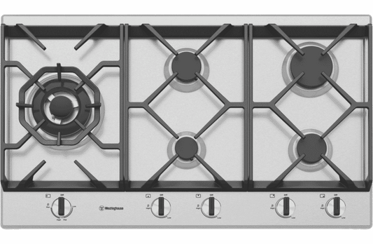 Westinghouse 90cm S/S Gas Cooktop WHG958SC