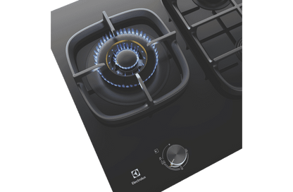 Electrolux 90cm Black Ceramic Glass Gas Cooktop EHG955BE