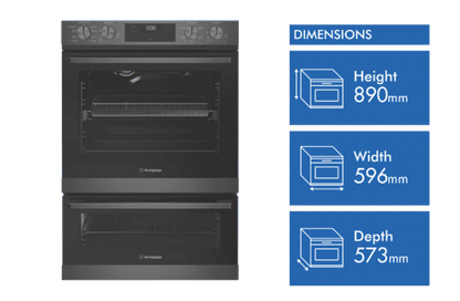Westinghouse 60cm Double Oven WVE6526DD