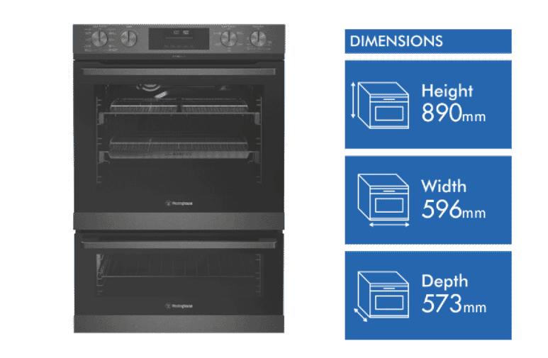 Westinghouse 60cm Pyrolytic Double Oven WVEP6727DD