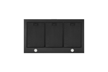 Schweigen Black Wallmount Rangehood 900mm (Non-Silent) TSH-900B