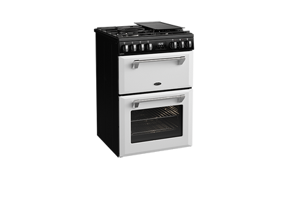 Belling Mini Richmond 60cm Dual Fuel Cooker White BMR60DODFW