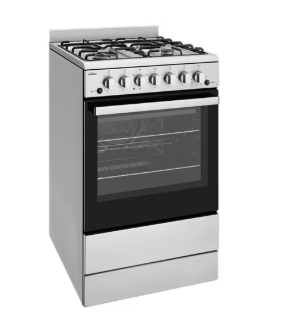 Chef 54cm Stainless steel Freestanding Cooker Gas CFG504SCH