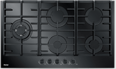 Haier 90cm Gas on Glass Cooktop HCG905WFCG3