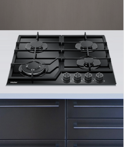 Haier 60cm 500 Series Gas on Glass Cooktop HCG604WFCG3