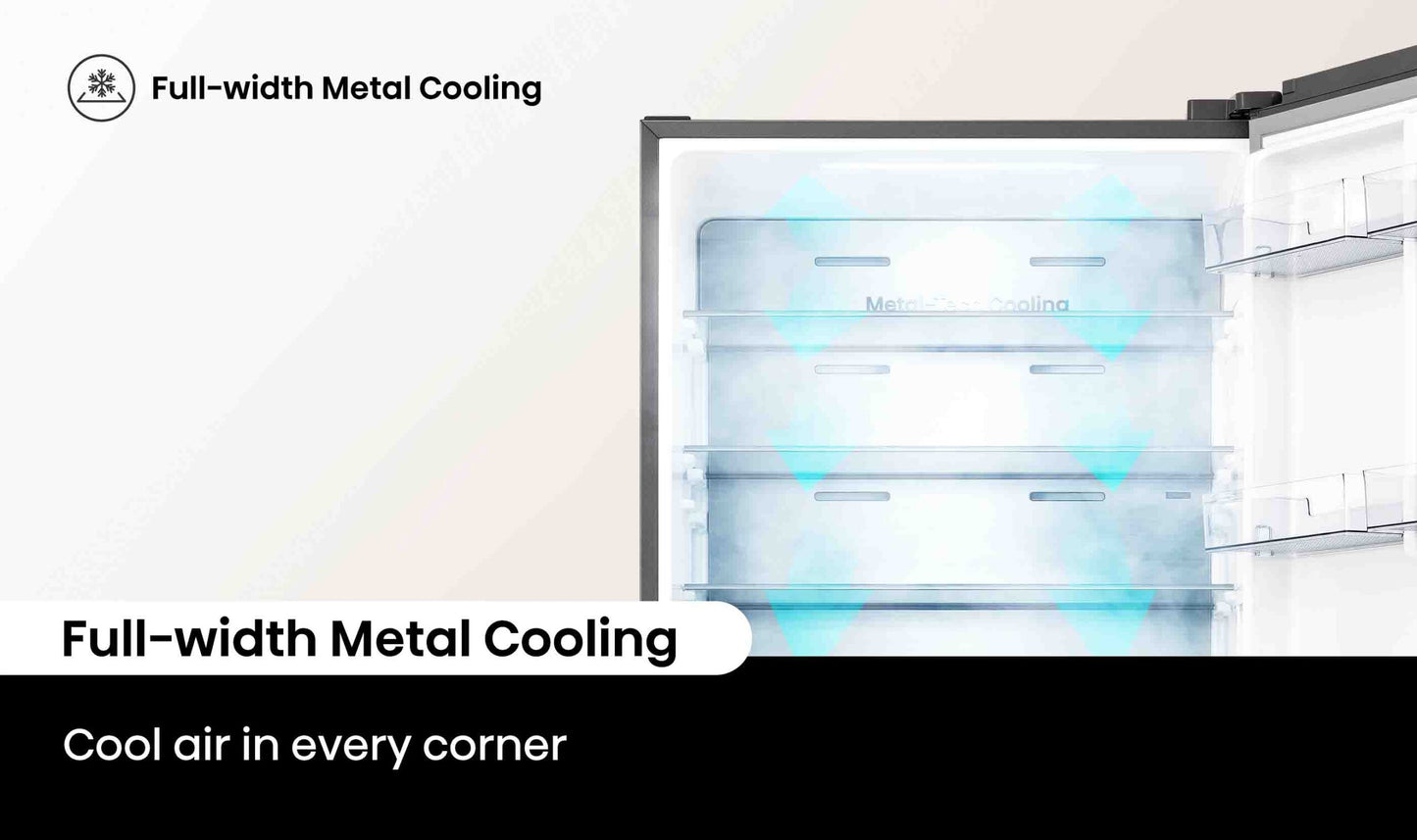 Hisense 500L Bottom Mount Refrigerator Dark Steel HRBM500TBW