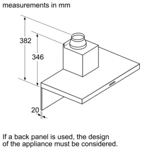 Bosch Series 2 60cm Canopy Rangehood Stainless Steel