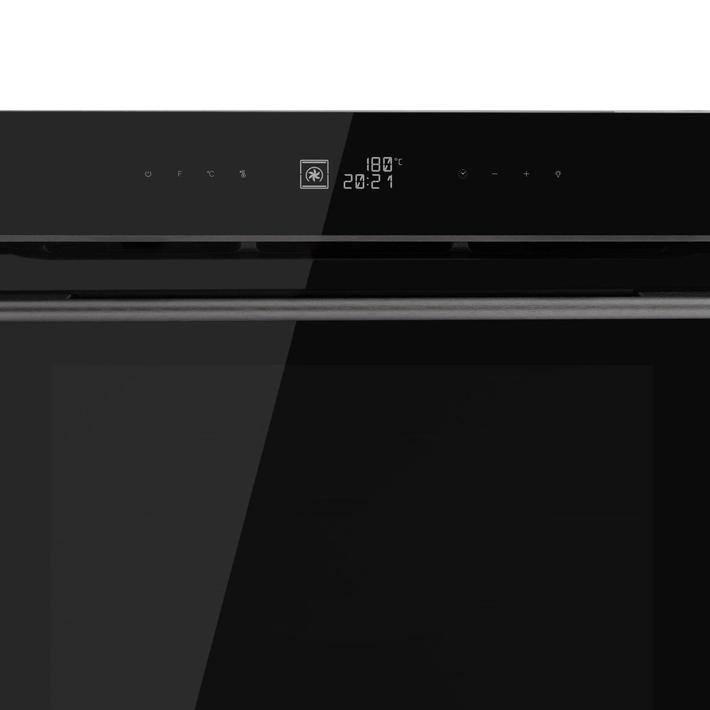 Omega 60cm 16 Function Pyrolytic Oven with AirFry, Midnight OBOP6016AM