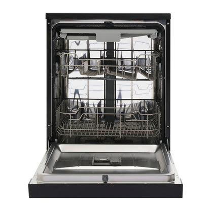 Omega Freestanding Dishwasher Black Stainless Steel ODWF6014BX