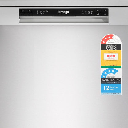 Omega Freestanding Dishwasher Stainless Steel ODWF6014X